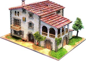 Къща - Emporda - Сглобяем модел от истински тухлички — Domus Kits 40951