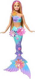 Кукла Барби вълшебна русалка с цветна магия - Mattel - На тема Barbie — JDM72