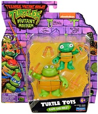 Фигурки на костенурки Рап и Майки - Playmates - От серията Костенурките нинджа - Mutant Mayhem — 83280