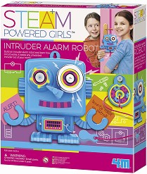 Аларма за натрапници - Робот - Образователен комплект от серията Steam Powered Kids — 4M 4M-04900
