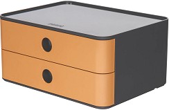 Кутия за документи с 2 чекмеджета Han Allison Smart-Box - 26 / 19 / 19.5 cm - 