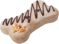 Мини торта за кучета Lolo Pets - 40 г, с вкус на ядки и аромат на шоколад