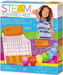 Научен комплет 4M - Музикална верига - От серията Steam Powered Kids — 4M-04907