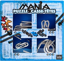 Puzzle Mania - Петел - Комплект 4 броя 3D пъзела от серията "Casse-Tetes" — Eureka 473203