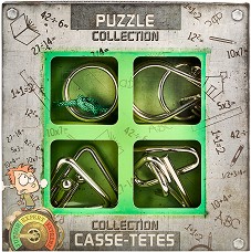 Junior Metal Puzzles - Комплект 4 броя 3D пъзела от серията "Casse-Tetes" — Eureka 473361