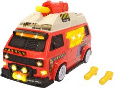 Бус с изстрелвачка Dickie VW T3 Camper - Със звук и светлина от серията Action — 203756004