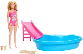 Кукла Барби на басейн - Mattel - На тема Barbie — HRJ74