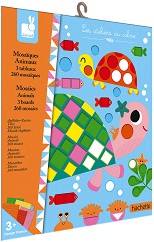 Мозайка животни - Janod - Творчески комплект — J07899