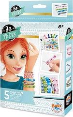 Направи сама - Извити гривни - Творчески комплект от серията "Be Teens" — Buki France