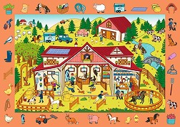 Ферма - Образователен пъзел от 70 части от колекцията "Observation Puzzle" — Trefl 15535