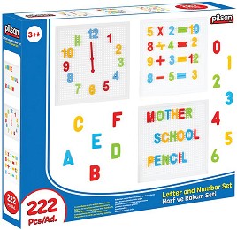Букви и цифри - Образователна играчка — Pilsan 3297