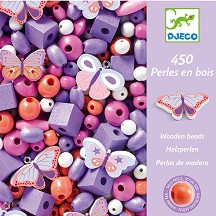 Направи сама бижута Djeco - Butterflies - Творчески комплект — DJ09810