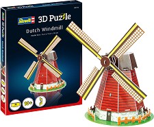 Вятърна мелница - 3D картонен пъзел от 20 части — Revell 00110