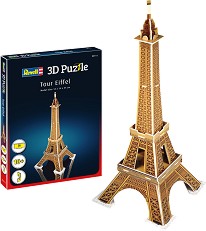 Айфеловата кула - 3D картонен пъзел от 20 части — Revell 00111