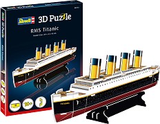 Титаник - 3D картонен пъзел от 30 части — Revell 00112