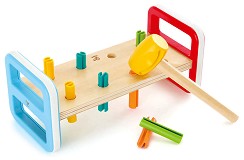 Чукче с наковалня - Детска дървена играчка — HaPe