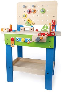 Детска работилница с инструменти - Комплект дървени играчки — HaPe