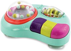 Пиано с дрънкалка Battat - Със светлина и звук от серията B Toys — BX1464Z