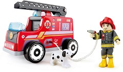 Пожарен камион - Детска дървена играчка — HaPe