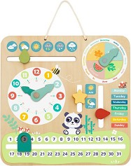 Моят първи календар - Hi Pando - Дървена образователна играчка — HP004