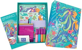 Оцветявай с цветен пясък и фолио Русалки - Box Candiy - Творчески комплект — BC1901
