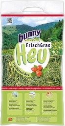 Сено за декоративни зайчета и гризачи bunny Nature - 500 г, със свежа трева и шипка