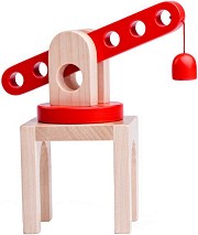 Кран - Детска дървена играчка — Woodyland 92103
