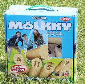 Скандинавски боулинг - Молки - Дървен комплект за игра на открито — Tactic 54903