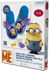 Направи си сам Revontuli Toys - Домашни пантофи - Творчески комплект от серията Аз, проклетникът — 54026