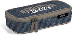 Овален ученически несесер Lizzy Card - С 1 отделение от серията Manhattan New York — 7210045011