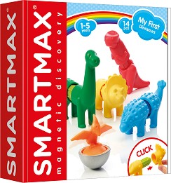 Детски магнитен конструктор SmartMax - Моите първи динозаври — SMX223
