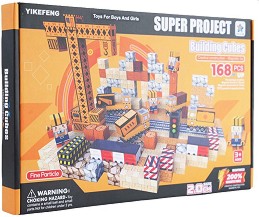 Магнитен конструктор Super Project - 168 части — 142733/FD1688-D55