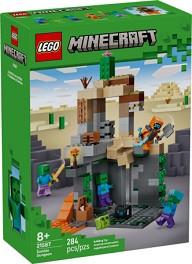 LEGO Minecraft - Зомби подземие - Детски конструктор — 21587