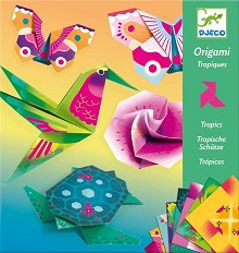 Оригами - Тропик - Творчески комплект — Djeco DJ08754