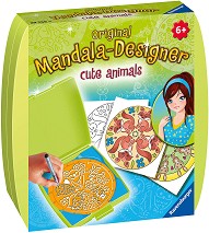 Нарисувай сам мандала Ravensburger - Сладки животни - Творчески комплект — 29766