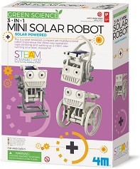 Сглоби си сам Соларен робот 3 в 1 - 4M - От серията Green Science — 4m-03377