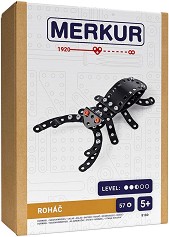 Метален конструктор Бръмбар рогач - Merkur - 57 части — 8180