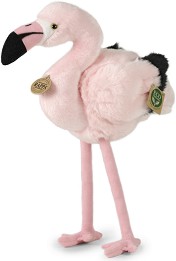 Еко плюшено фламинго - Rappa - С височина 34 cm — 866843