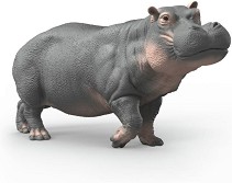 Фигурка на ходещ хипопотам - Schleich - От серията Wild Life — 14938