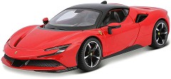 Метална количка Ferrari SF90 Stardale - Bburago - С мащаб 1:24 — 18-26028