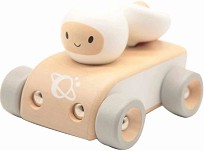 Космически автомобил с космонавт - Детска дървена играчка — Classic World CW53610