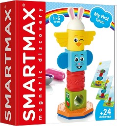 Детски магнитен конструктор SmartMax - Моят първи тотем — SMX230