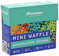 Вафлен конструктор Малък ботаник - Mario Inex - 200 части — 904 275