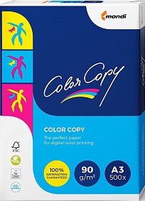 Копирна хартия A3 Mondi Color Copy - 500 листа, 90 g/m<sup>2</sup> и белота 160 - 