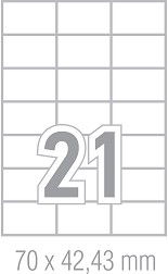      Tanex - 2100     70 x 42.43 mm  - 