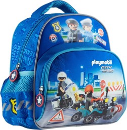 Раница за детска градина - Playmobil: Police — Astra S.A. 502020090