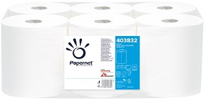 Двупластова кухненска хартия Papernet - 6 ролки от серията Virgin - 