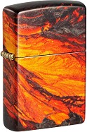 Ветроустойчива запалка Zippo Lava Flow Design - От колекцията 540 Fusion