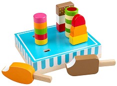 Дървени сладоледи и ледени близалки Bigjigs Toys — BJ059