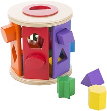 Дървен сортер с фигурки Melissa & Doug